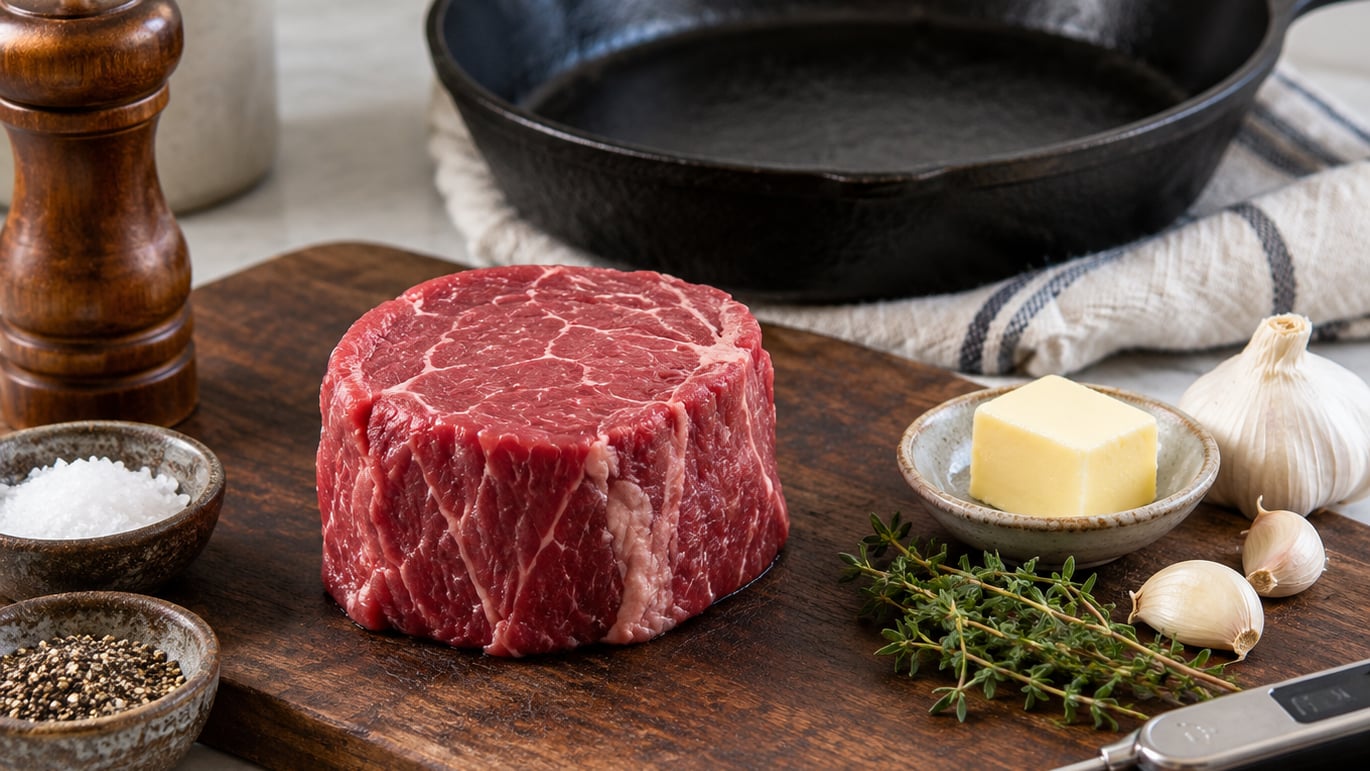 how to cook filet mignon at home