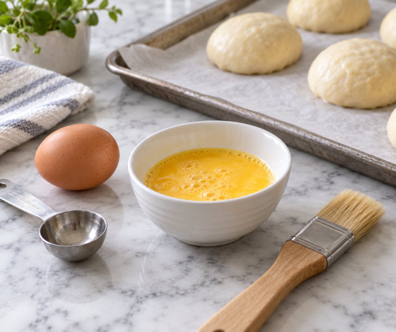 how to make egg wash for baking