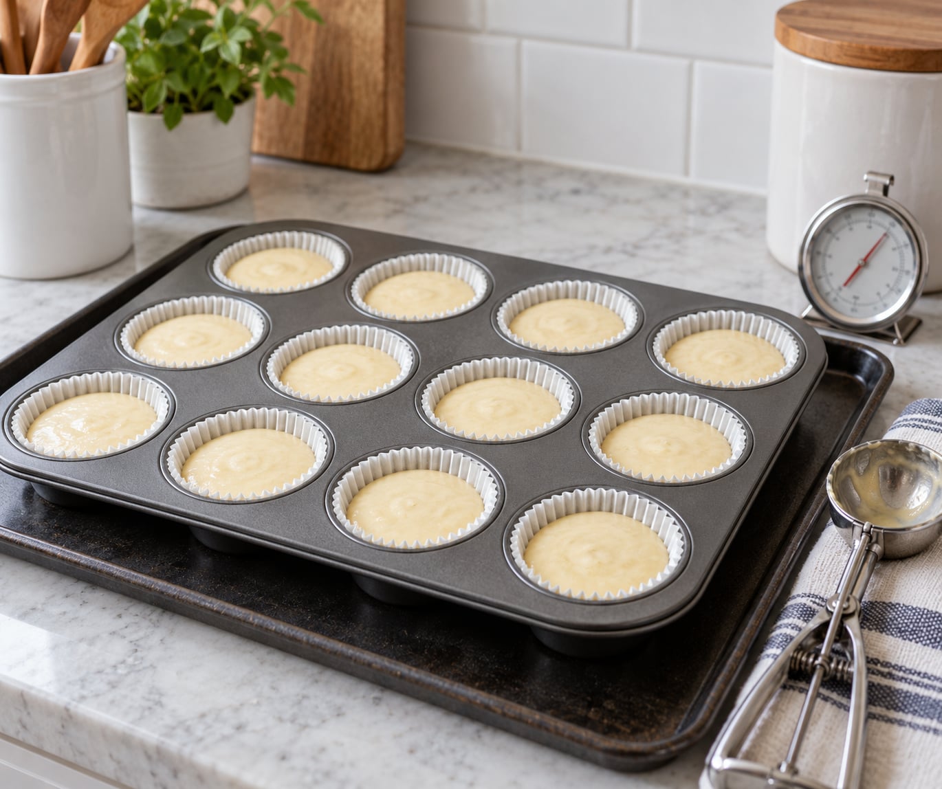 how to make cupcakes rise evenly