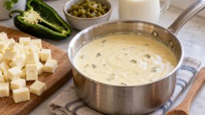 how to make queso dip on the stove