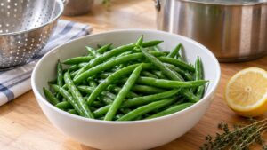 how to cook green beans so they stay bright