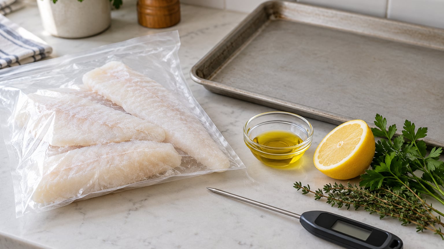 how to cook frozen fish without thawing