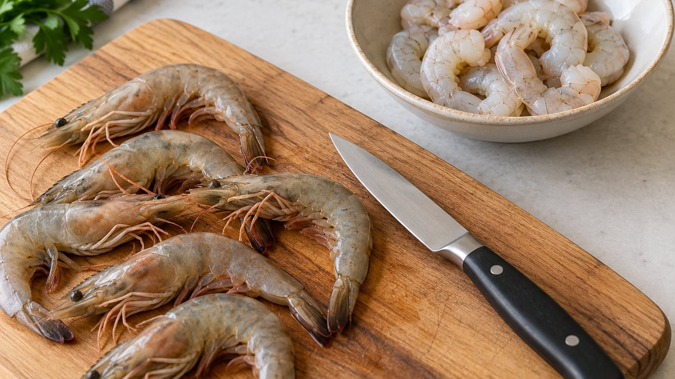how to devein shrimp quickly