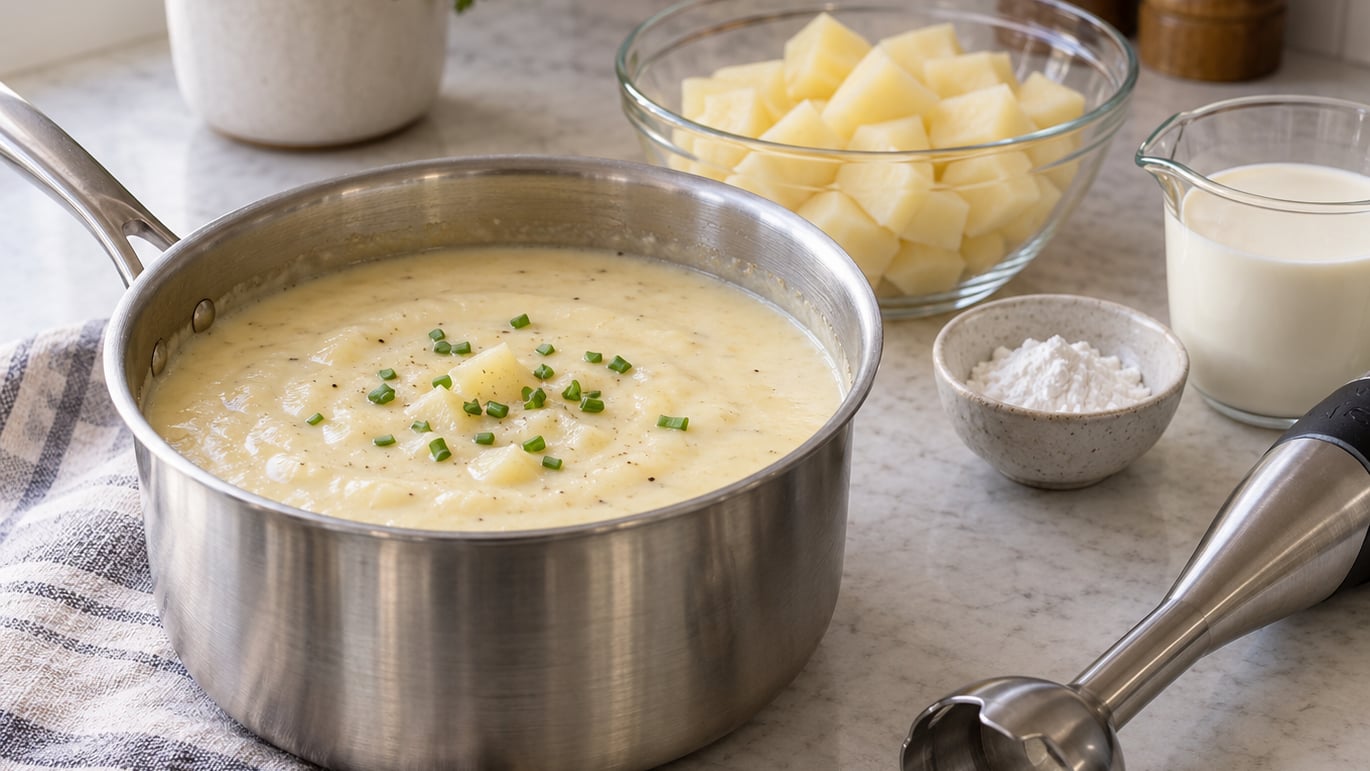 how to make potato soup thick and creamy