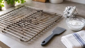 how to clean grill grates without a brush