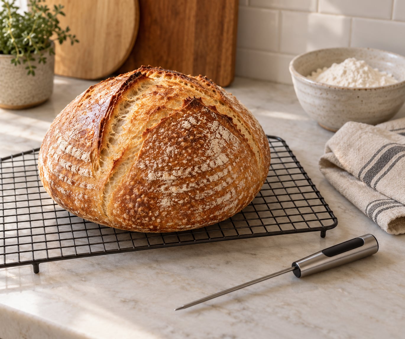 how to tell when bread is done baking