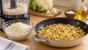 how to make cauliflower rice from scratch