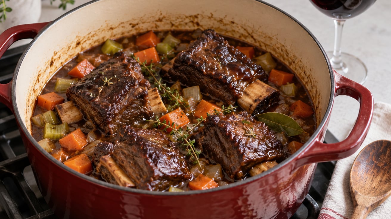 how to braise short ribs