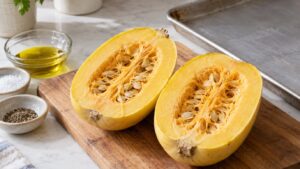 how to roast a spaghetti squash