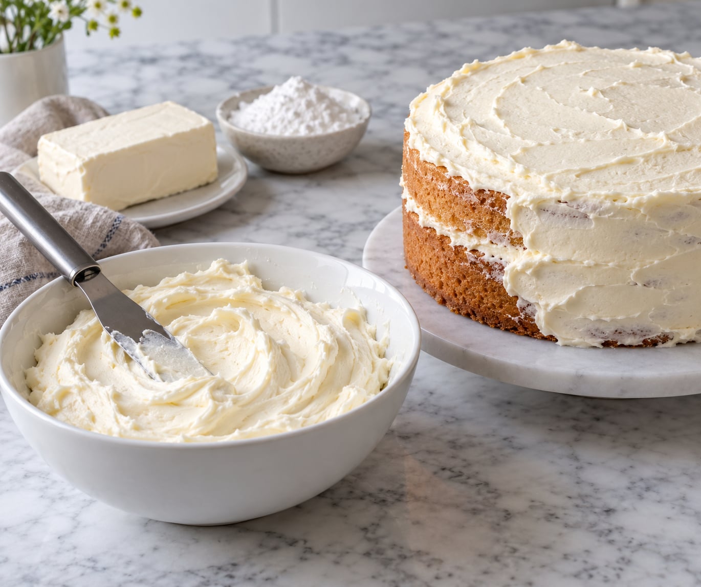 how to make cream cheese frosting that is not runny