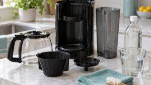 how to clean a coffee maker with vinegar