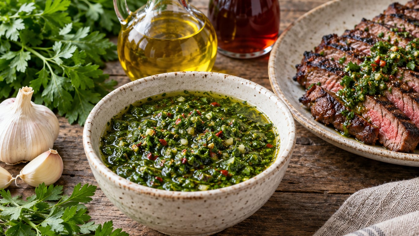 how to make chimichurri sauce for steak
