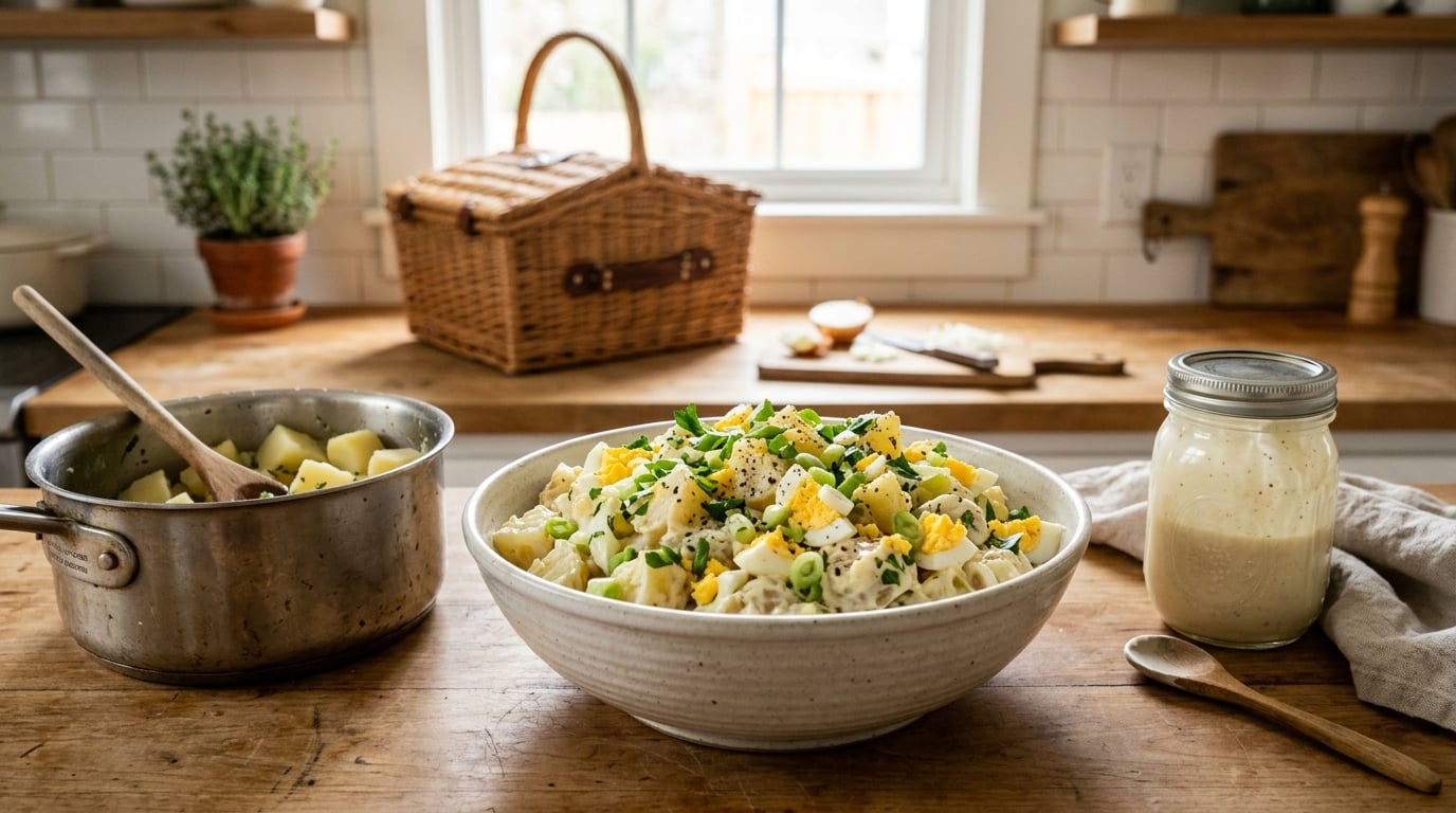 how to make potato salad ahead of time
