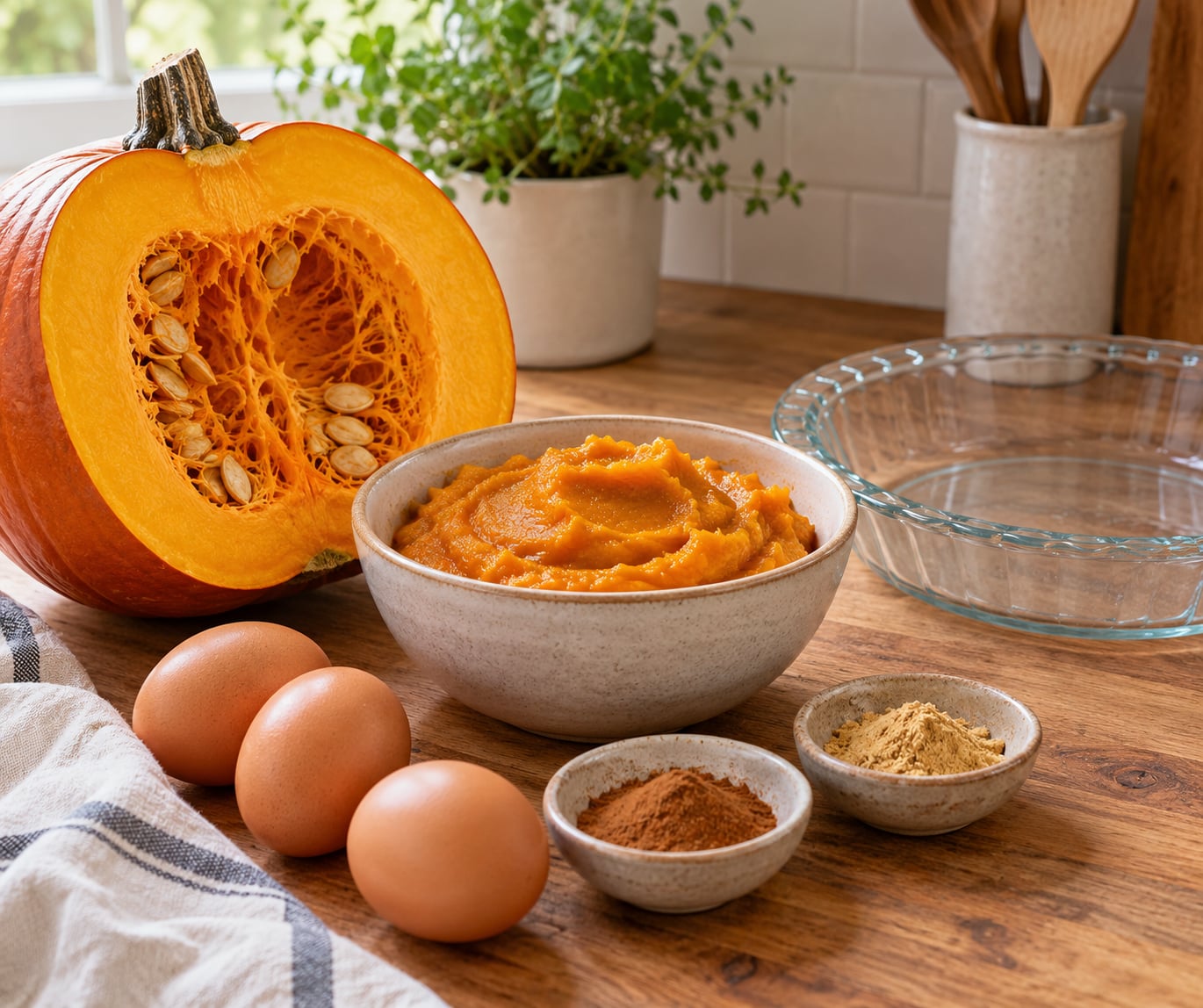 how to make pumpkin pie from fresh pumpkin