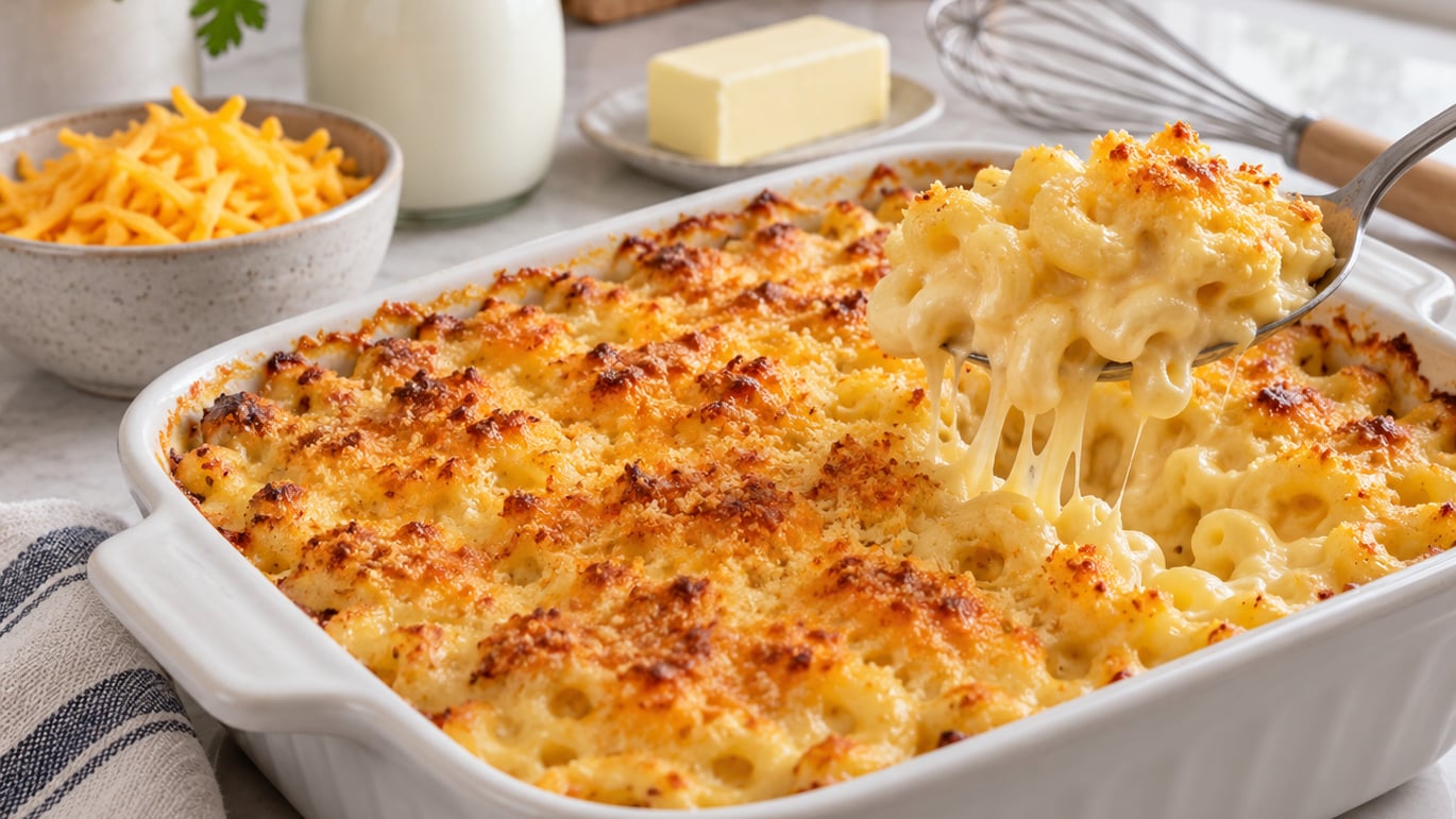 how to make baked mac and cheese creamy