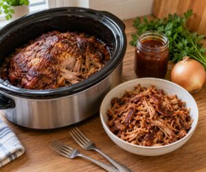 how to make pulled pork in a slow cooker