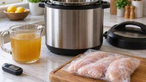 how to cook frozen chicken in an instant pot