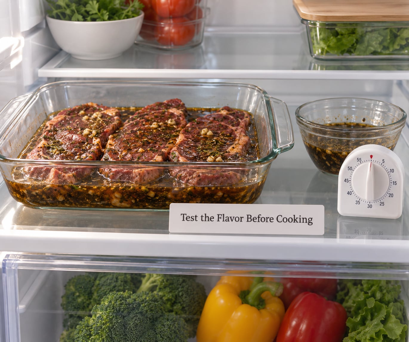 Test the Flavor Before Cooking