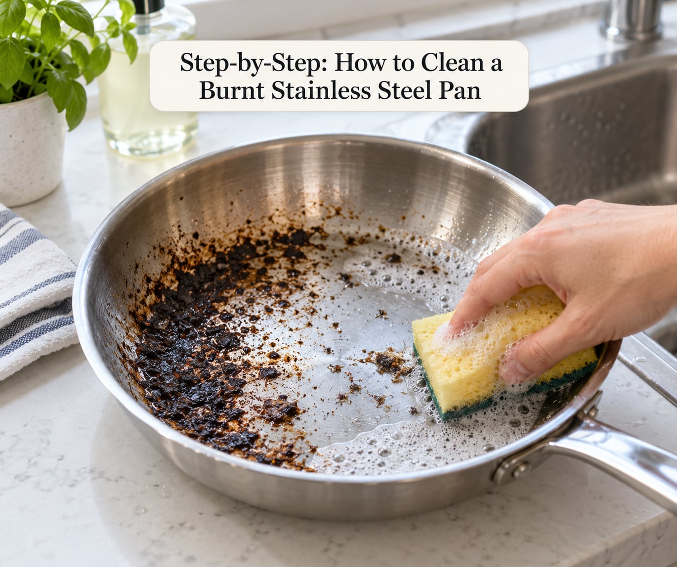 Step-by-Step: How to Clean a Burnt Stainless Steel Pan