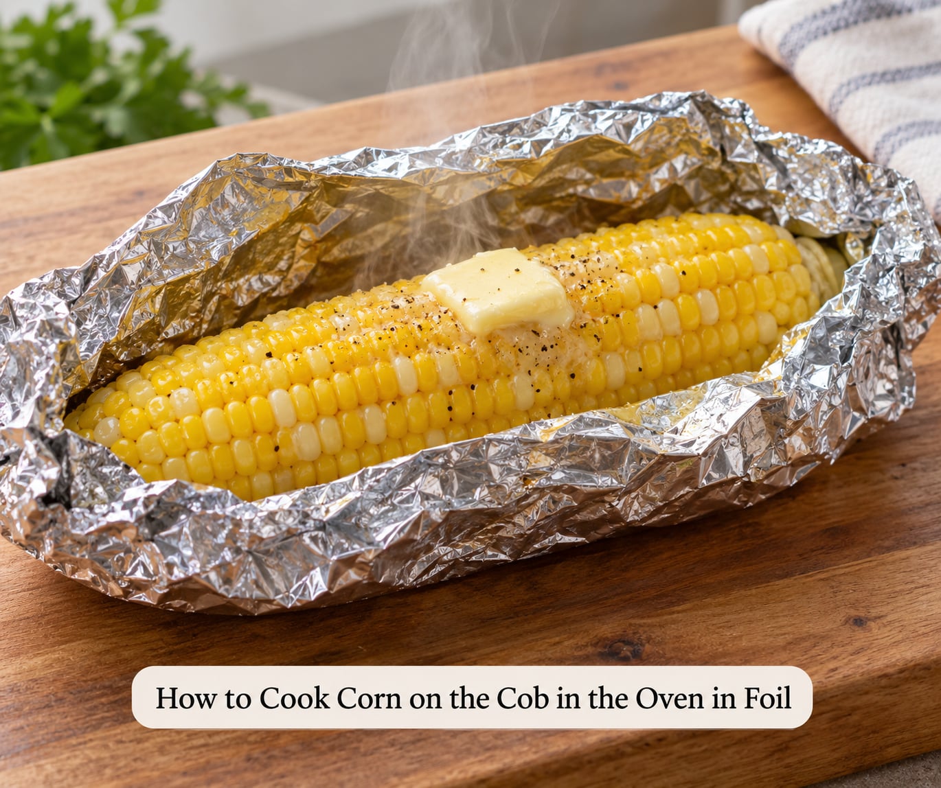 How to Cook Corn on the Cob in the Oven in Foil