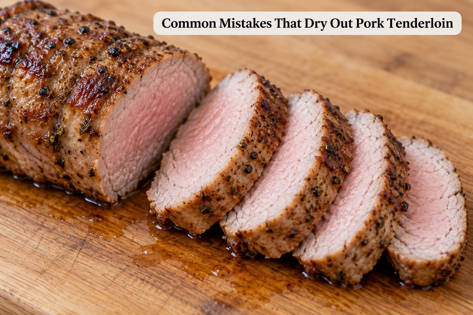 Common Mistakes That Dry Out Pork Tenderloin