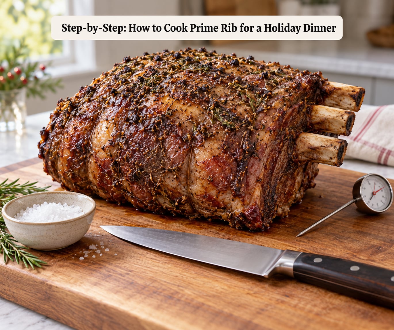Step-by-Step: How to Cook Prime Rib for a Holiday Dinner