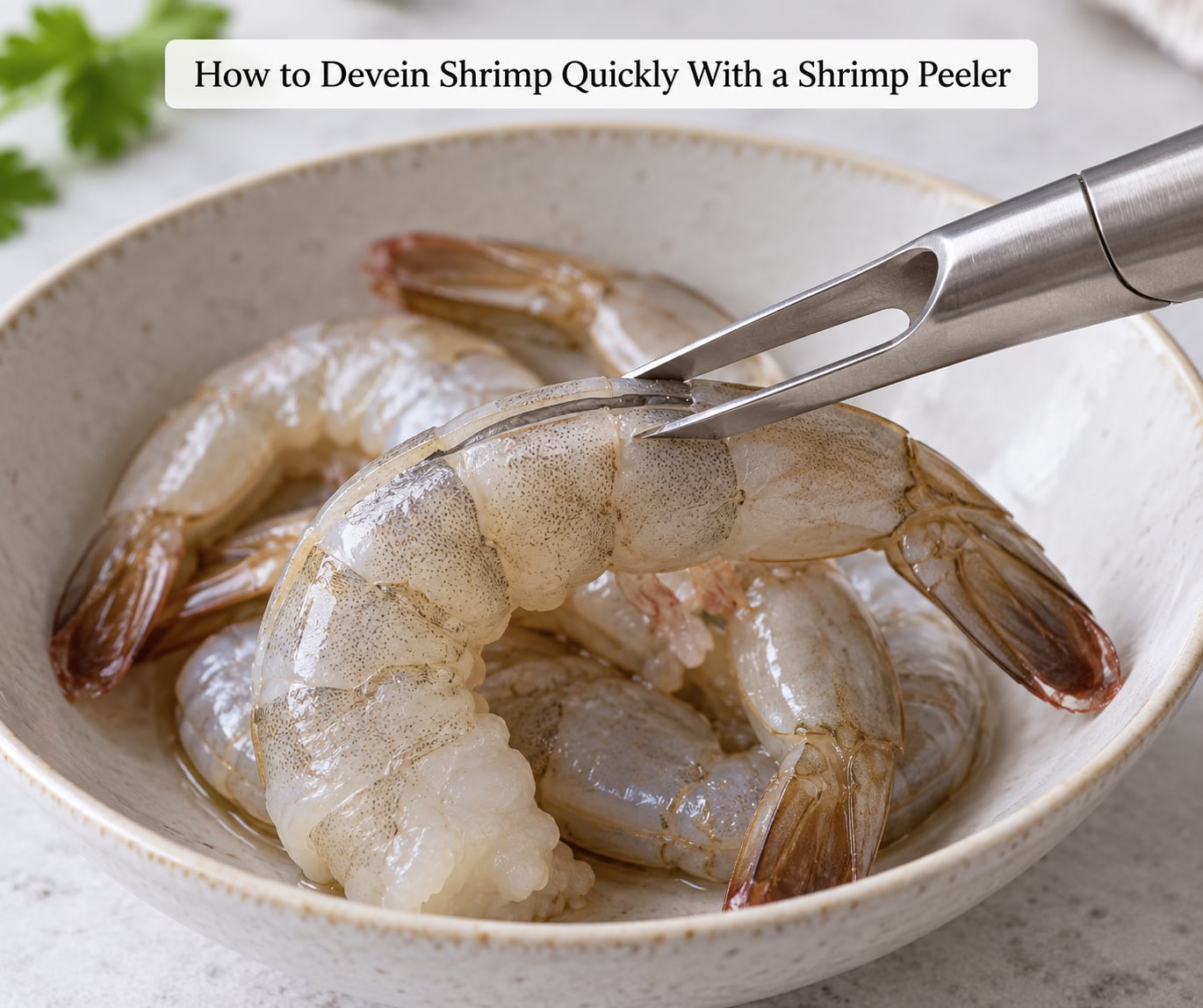 How to Devein Shrimp Quickly With a Shrimp Peeler