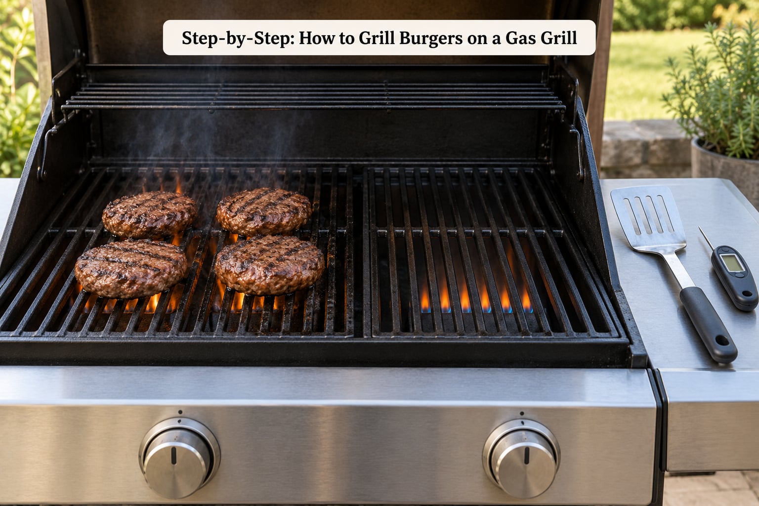 Step-by-Step: How to Grill Burgers on a Gas Grill