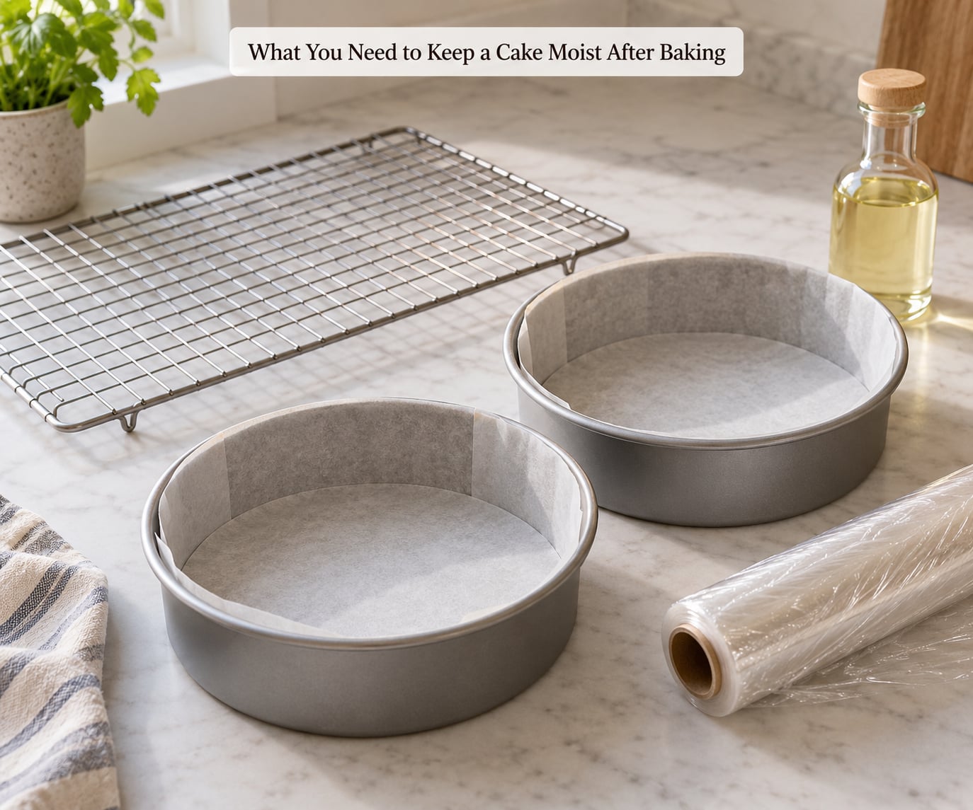 What You Need to Keep a Cake Moist After Baking