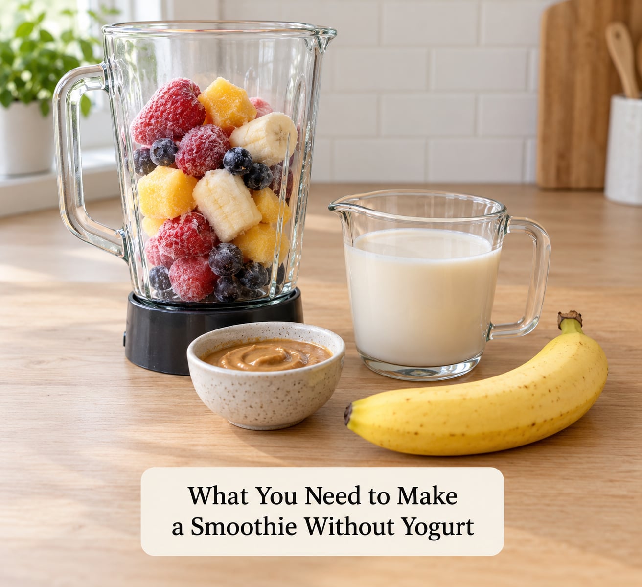What You Need to Make a Smoothie Without Yogurt