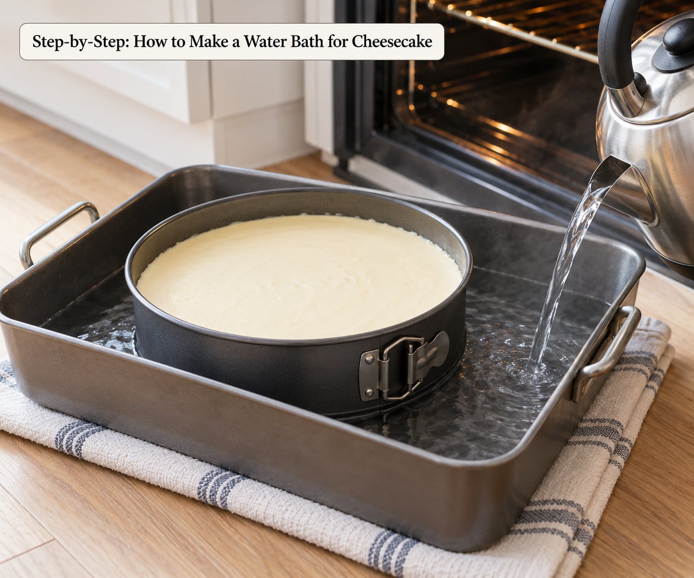 Step-by-Step: How to Make a Water Bath for Cheesecake