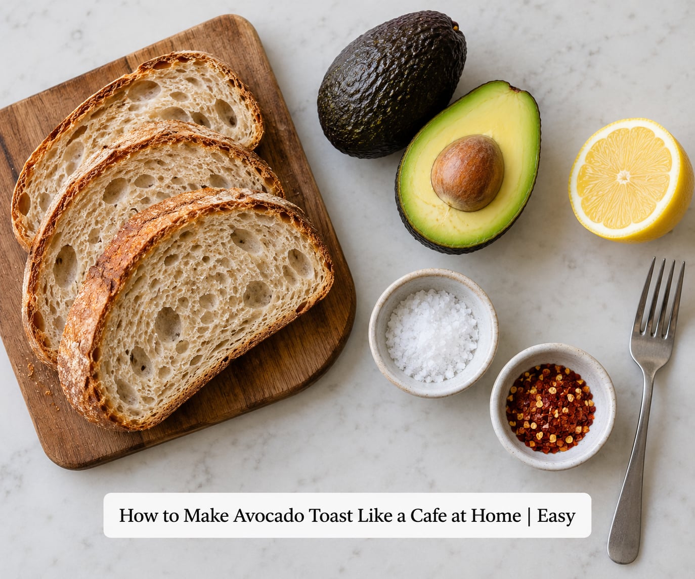 How to Make Avocado Toast Like a Cafe at Home | Easy
