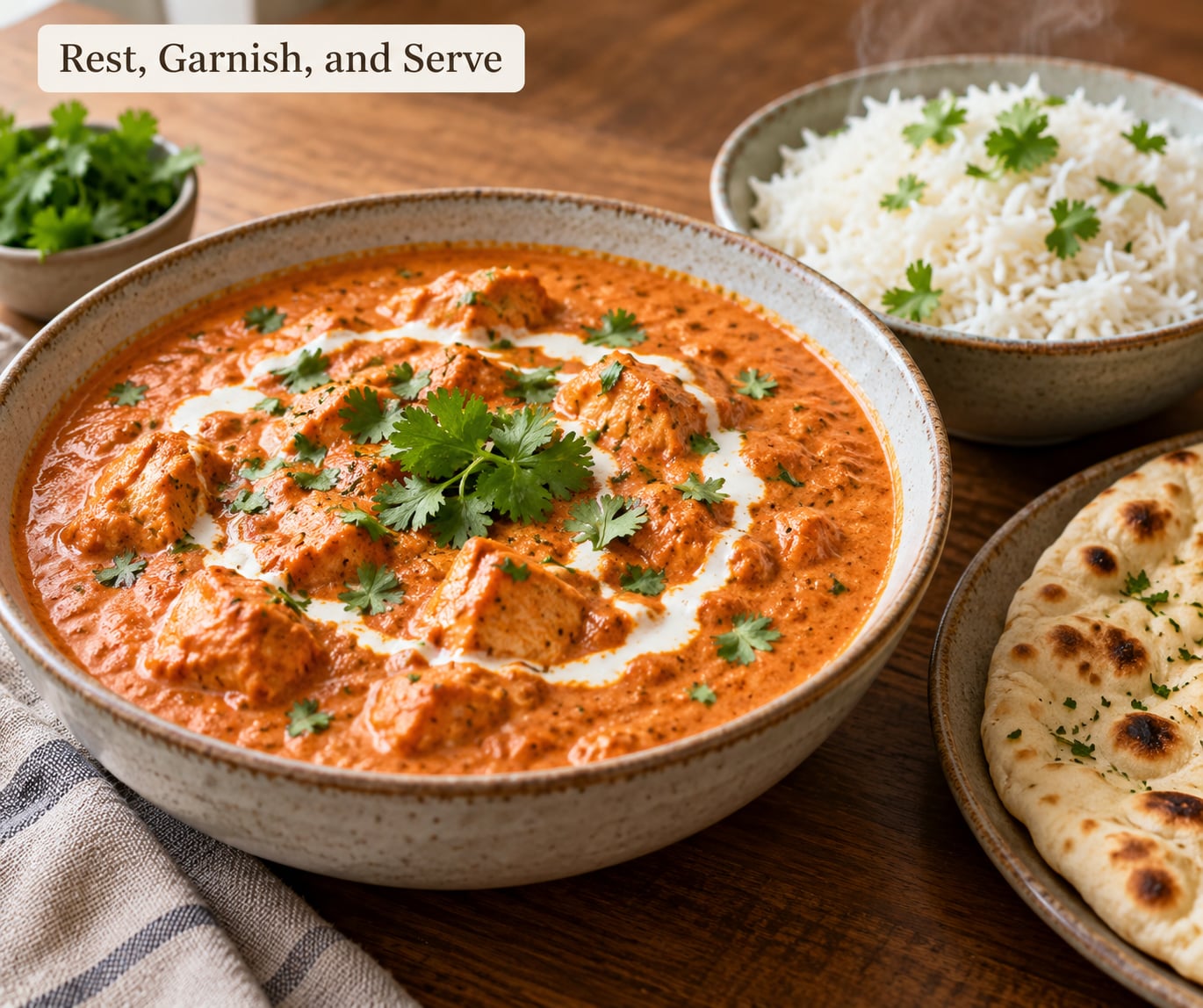 Rest, Garnish, and Serve