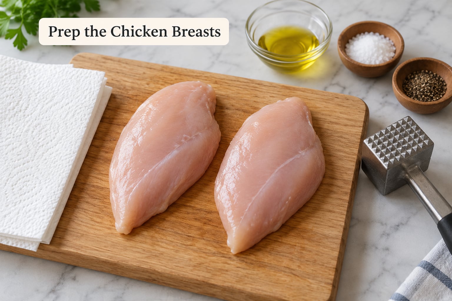 Prep the Chicken Breasts