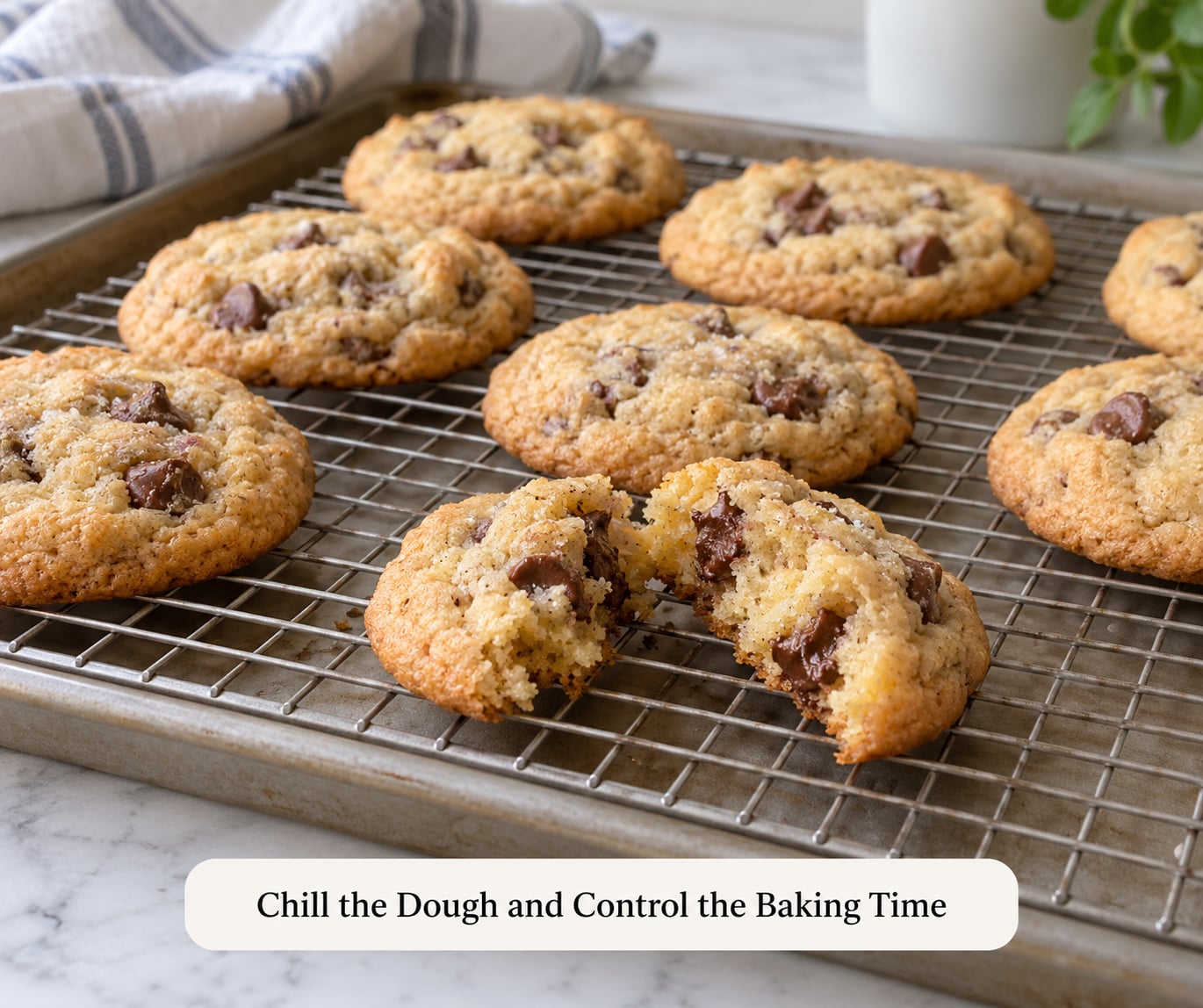 Chill the Dough and Control the Baking Time