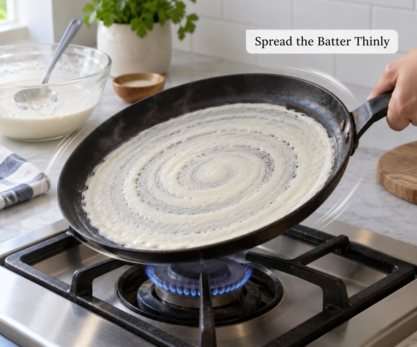 Spread the Batter Thinly
