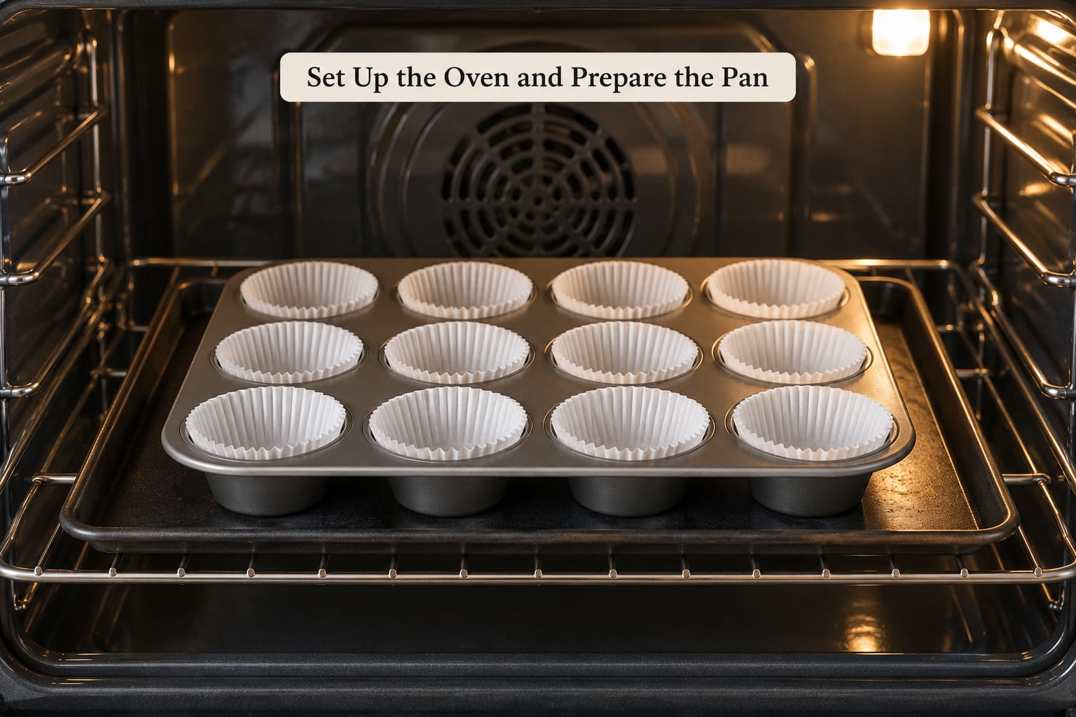 Set Up the Oven and Prepare the Pan
