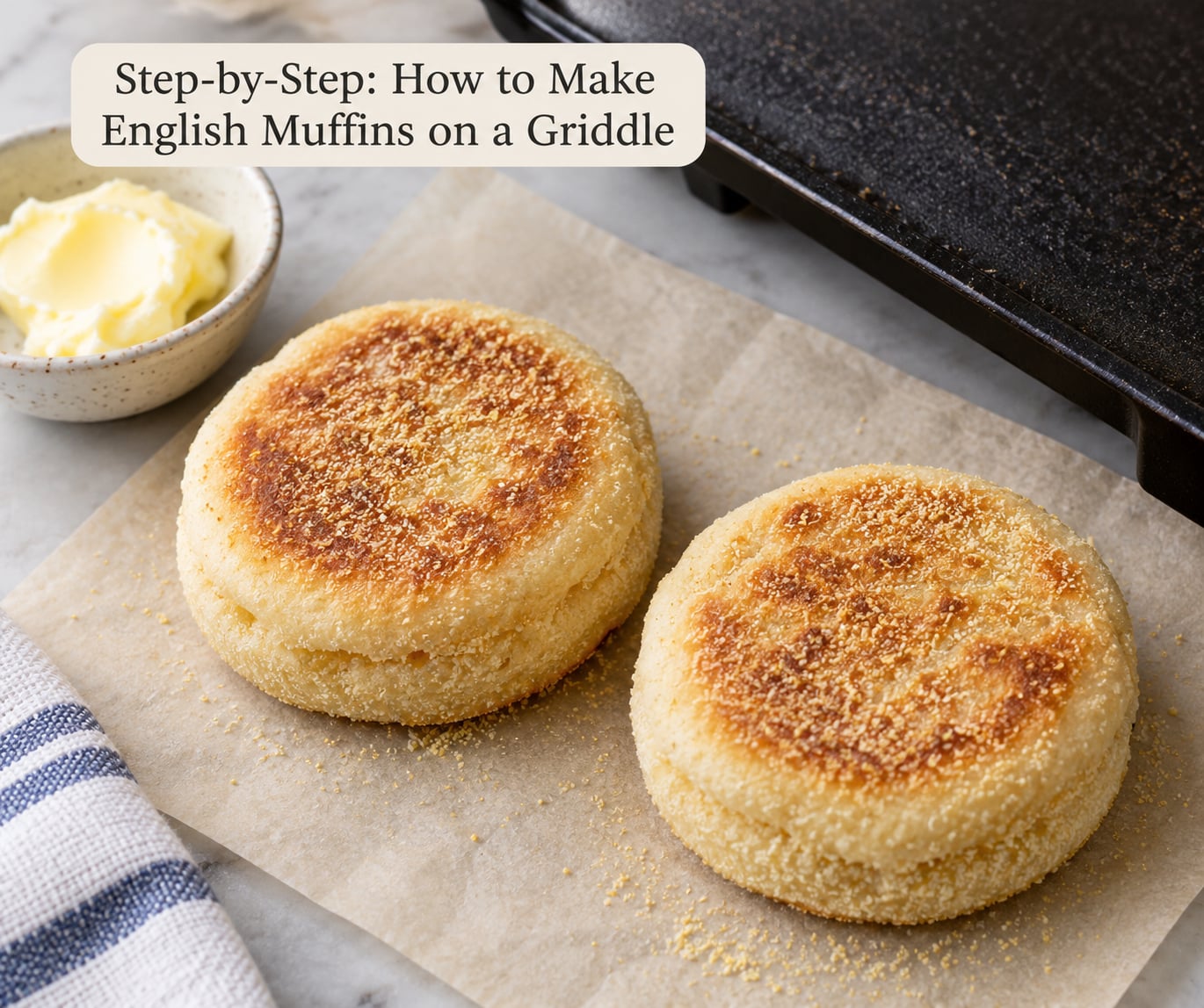 Step-by-Step: How to Make English Muffins on a Griddle