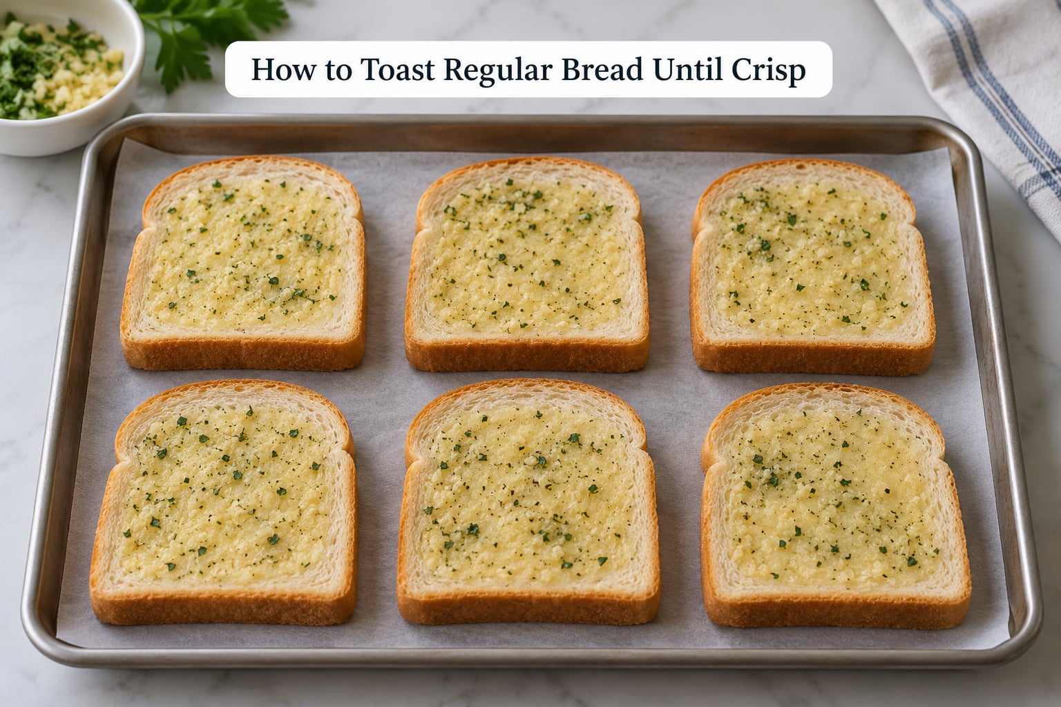How to Toast Regular Bread Until Crisp