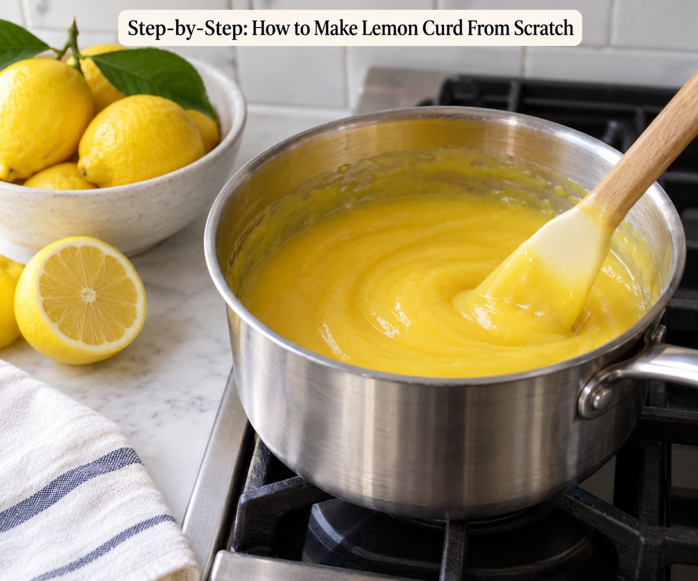 Step-by-Step: How to Make Lemon Curd From Scratch