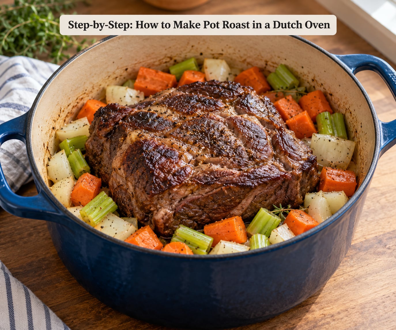 Step-by-Step: How to Make Pot Roast in a Dutch Oven