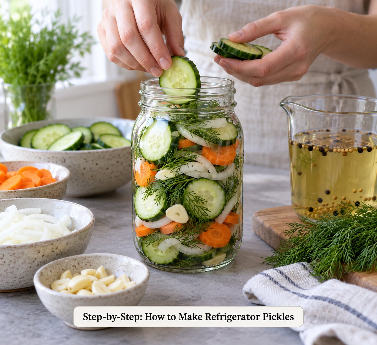 Step-by-Step: How to Make Refrigerator Pickles