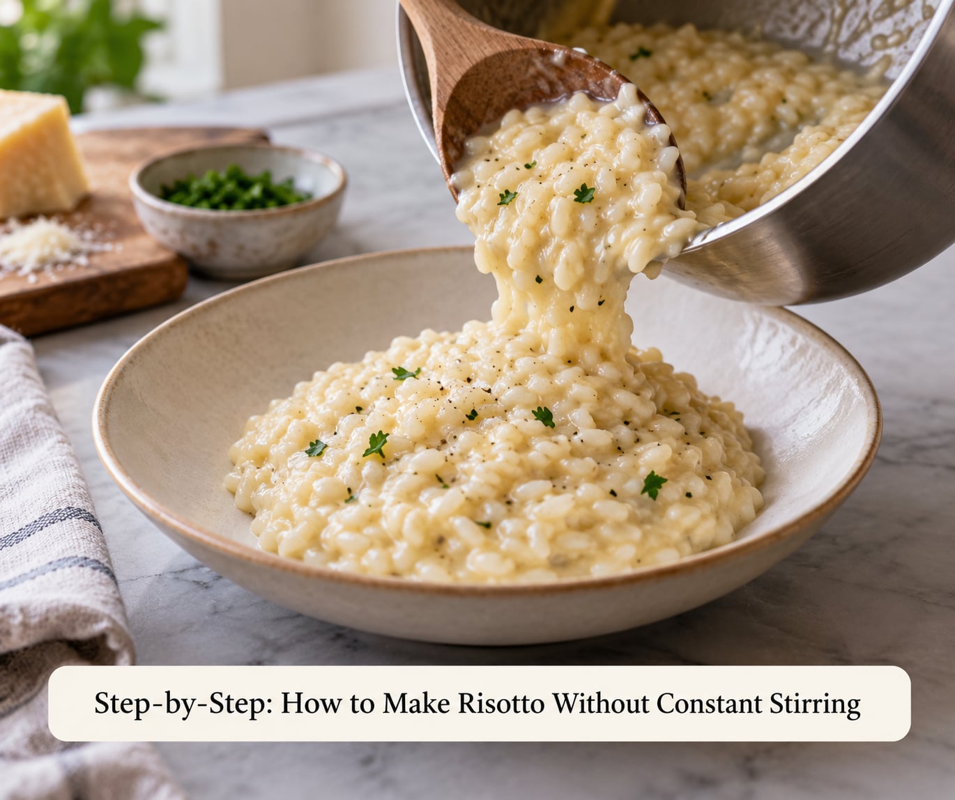 Step-by-Step: How to Make Risotto Without Constant Stirring