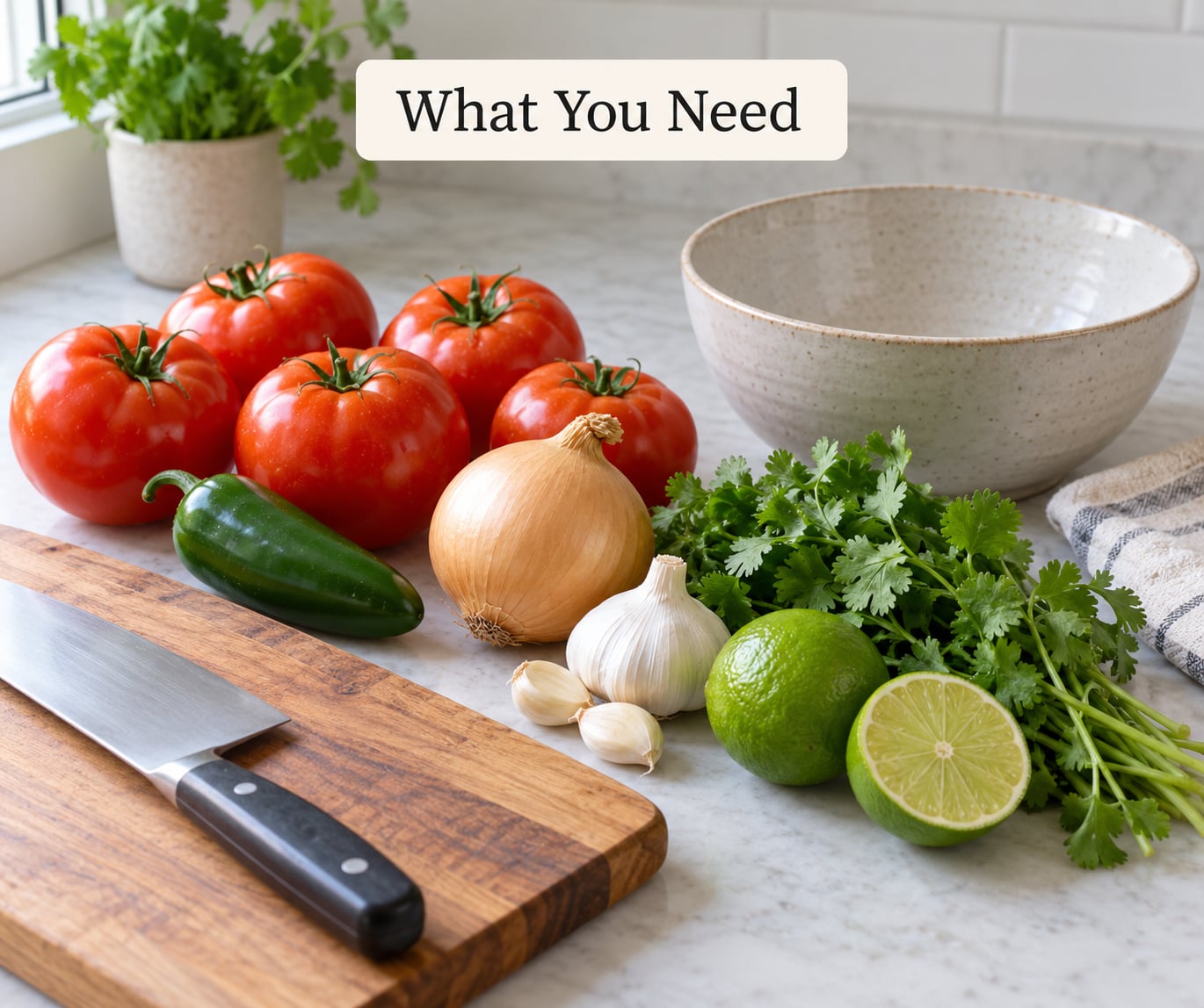 What You Need