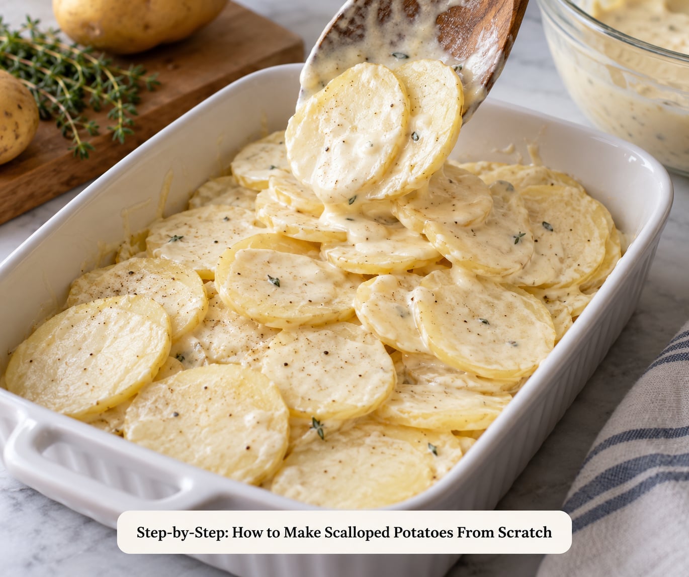 Step-by-Step: How to Make Scalloped Potatoes From Scratch