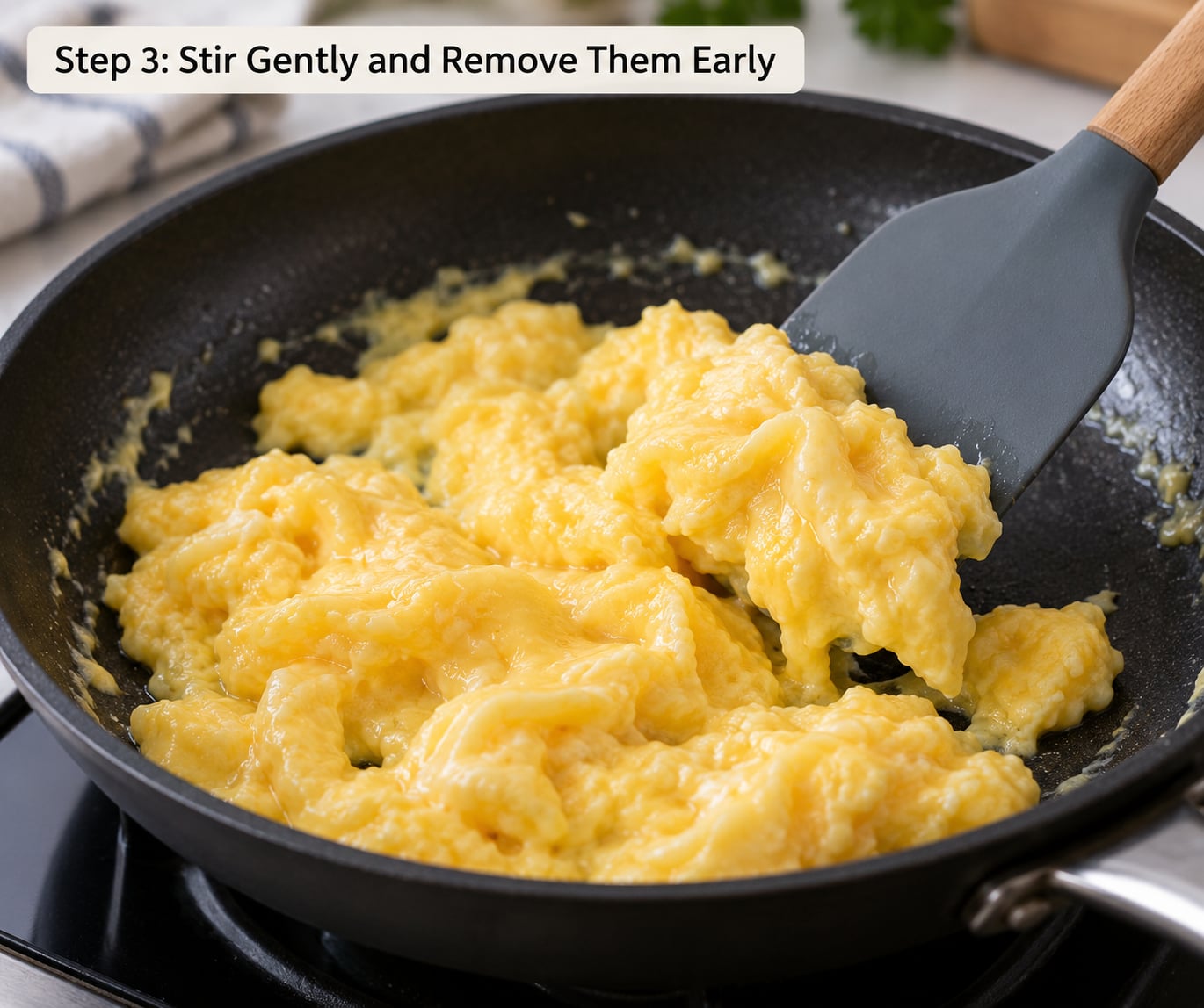 Step 3: Stir Gently and Remove Them Early