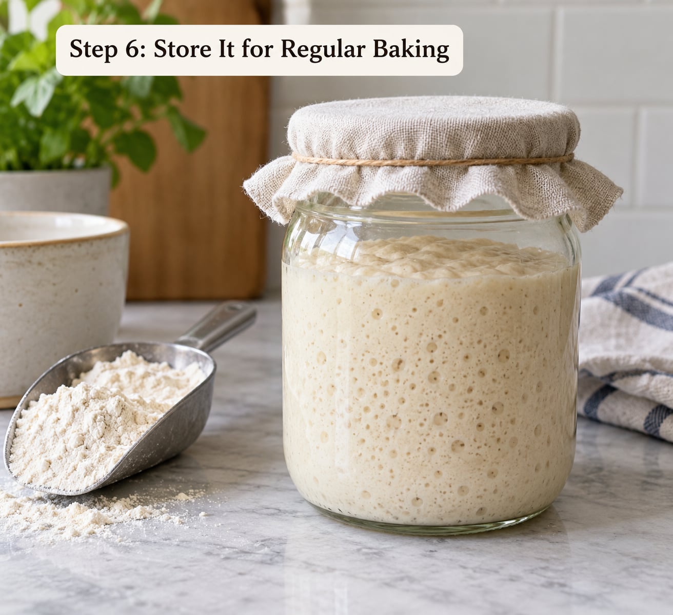 Step 6: Store It for Regular Baking