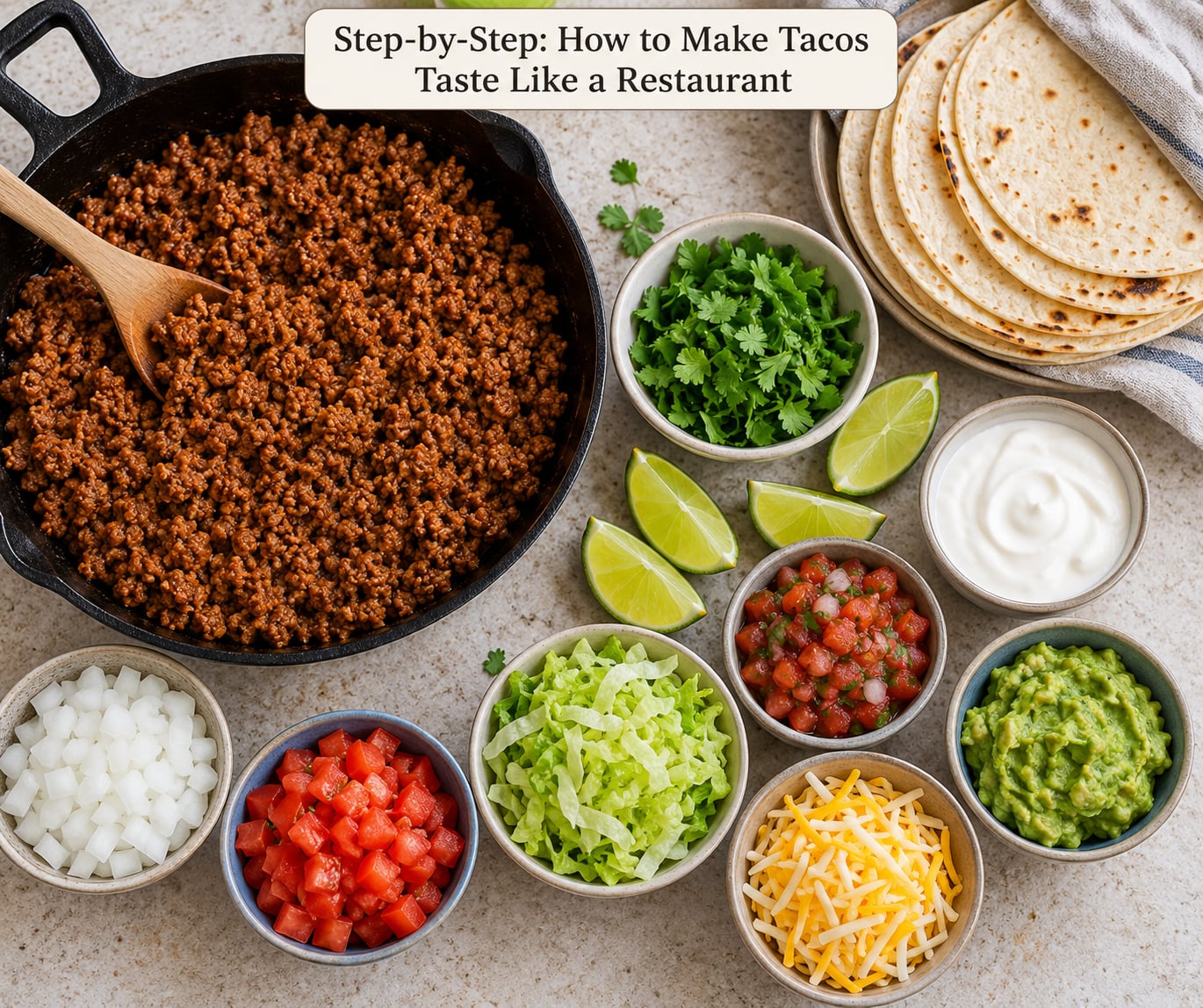 Step-by-Step: How to Make Tacos Taste Like a Restaurant