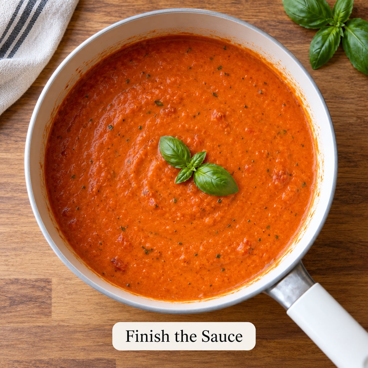 Finish the Sauce