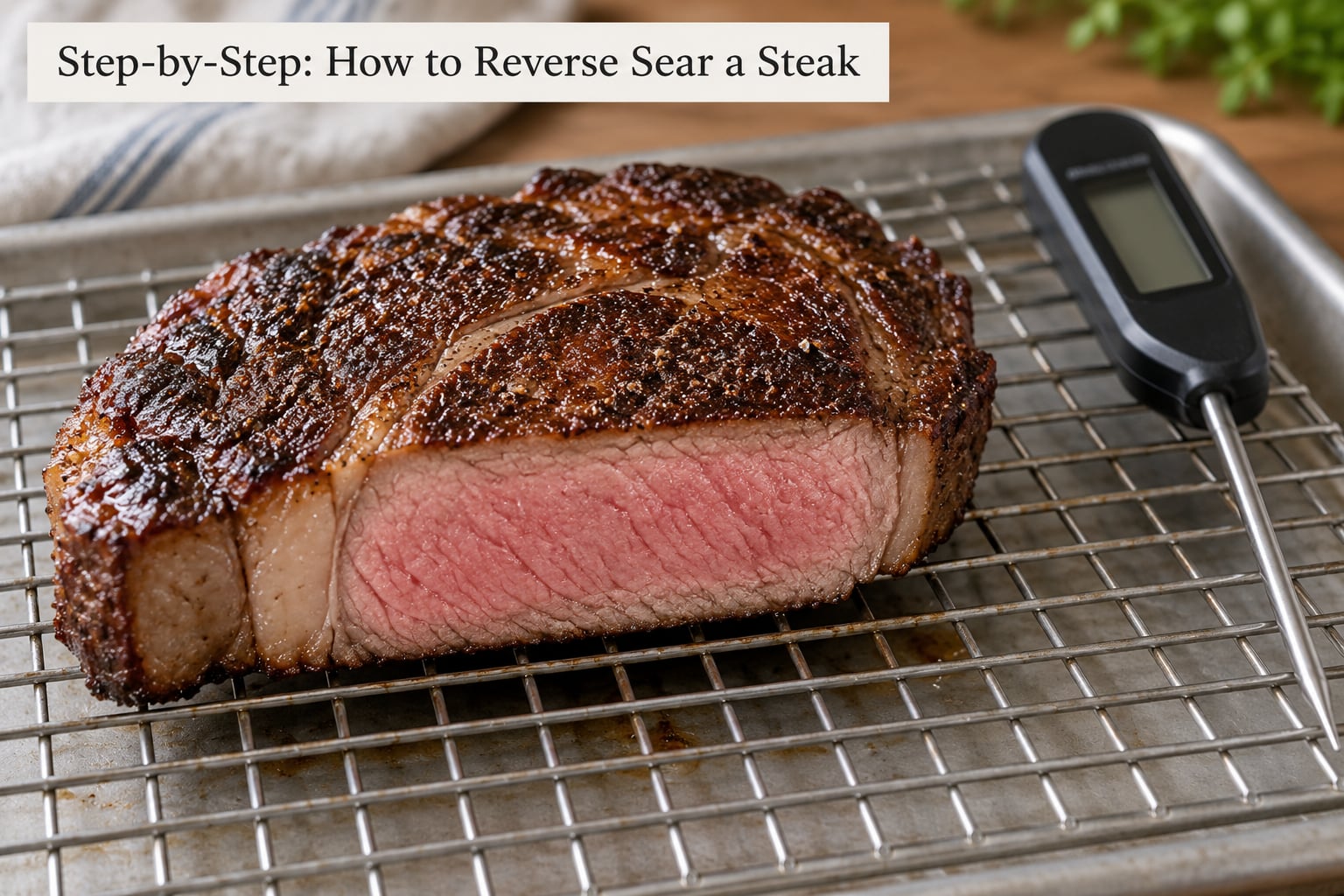 Step-by-Step: How to Reverse Sear a Steak